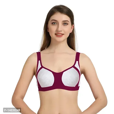 Buy SH GLOBLE Sport Bra for Every Day Comfort Every Day for Gym Running  Cycling Many Other Sport Activity (B, Pink Maroon RED Black, 32) Online In  India At Discounted Prices