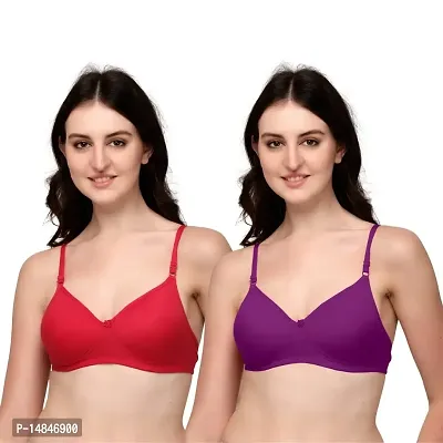 Lovable Women's Cotton Non Padded Non-Wired Sports Bra