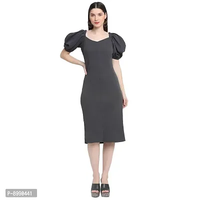 Buy online Blue Solid Square Neck Bodycon Dress from winter wear for Women  by Ezstall for ₹739 at 43% off | 2024 Limeroad.com