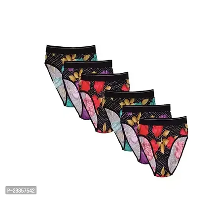 Stylish Cotton Women Panties, Pack Of 6