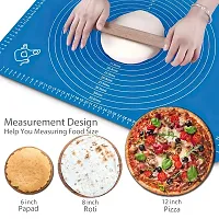 Silicone Baking Roti Mat Non-Sticky Surface for Making Cake Chapati Cookies Macarons Pastries Sheet-thumb3