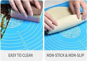 Silicone Baking Roti Mat Non-Sticky Surface for Making Cake Chapati Cookies Macarons Pastries Sheet-thumb1