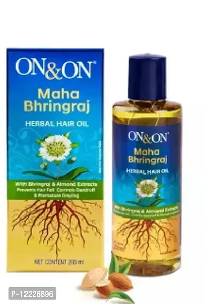 on/on maha bhringraj herbal hair oil 200ml pack of 1 Best Deal Herbal Oil-thumb0