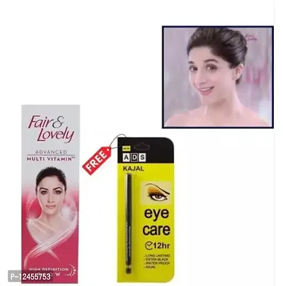 Fair  Lovely Advanced Multi Vitamin Face Cream (25g) + ADS Yellow Kajal