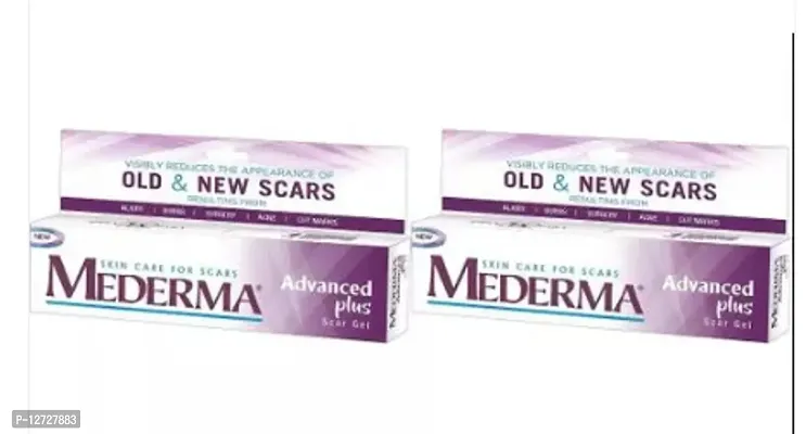 Mederma Advanced Scars Gel Pack 2 Stretch Marks And Scars Creams  Oils