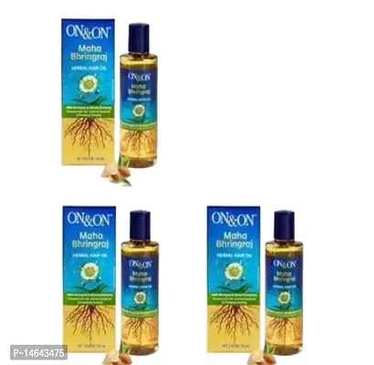OnOn Maha Bhringraj Herbal Hair Oil pack of 3