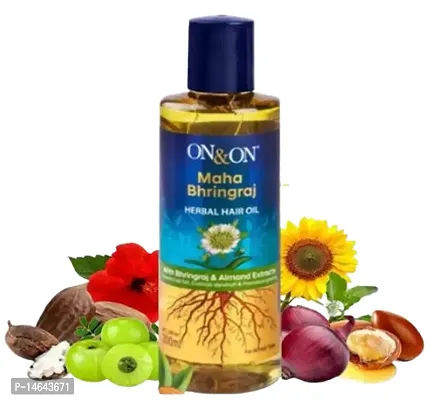 ONON hair oil All Type of Hair Problem Herbal Growth Hair Oil 200 ml Pack 1-thumb0