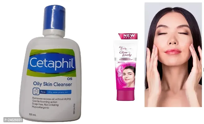 Cetaphil Oily Skin Cleanser, Bottle, Packaging Size: 125ml,firlovely 25g