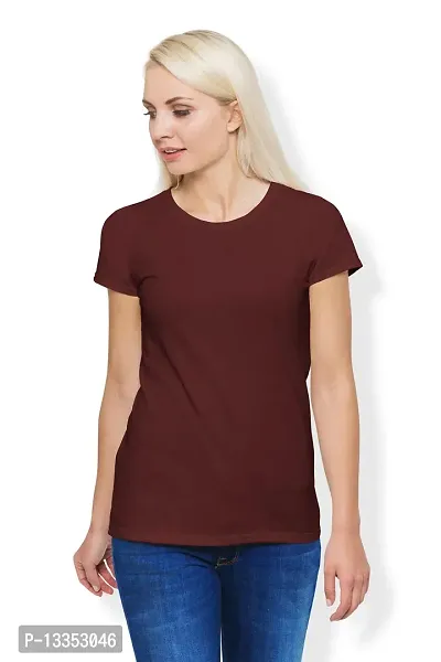 Trendy Cotton Round neck Top and Tee for Womens and Girls-thumb2