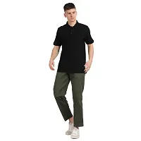 Stylish Green Cotton Baggy Style Cargo Pants For Men-thumb4