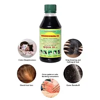 Ramakrishna Vidyut Ayurved Pharmacy Mahabhringaraj Oil, RVAP Pure Maka's Ayurvedic Tel combo (300ml200ml)-thumb2