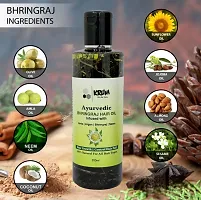 Ayurvedic Bhringraj Hair Oil 200ml (pack of 2)-thumb3