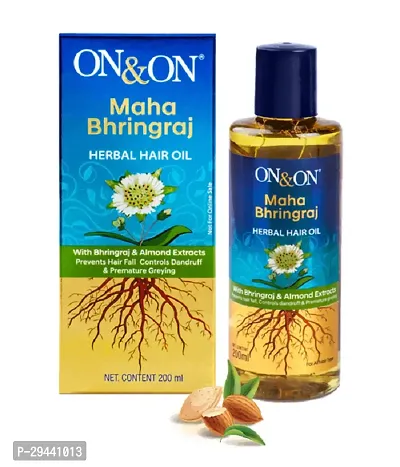 Ayurvedic Bhringraj, Maha Bhringraj Herbal Hair Oil 200ml, Combo Set 400ml-thumb2