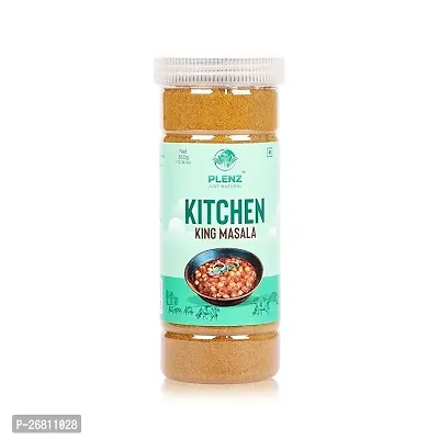 Plenz Nutrawell Kitchen King Masala Powder Pure And Natural For Daily Cooking Needs - Sealed Packed Reusable Airtight Jar 350Gm.
