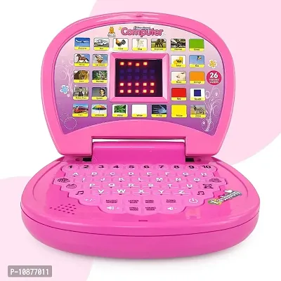 Atrractive Musical Laptop Toy for Kids, Baby Computer Toy, Laptop for Kids, Musical Laptop, Laptop Toy, Computer for Kids, Toy for Kids-thumb0