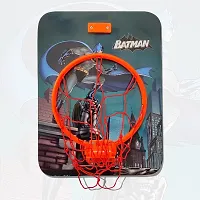 Batman Shaped Portable Hanging Basketball Board with Ring Net  Ball for Kids, Basketball Board for Boys and Girls, Indoor and Outdoor Games- Basketball Baord-thumb2