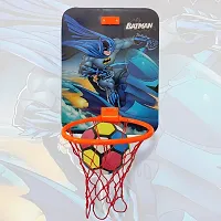 Batman Shaped Portable Hanging Basketball Board with Ring Net  Ball for Kids, Basketball Board for Boys and Girls, Indoor and Outdoor Games- Basketball Baord-thumb3