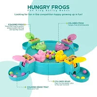 Frog Eat Beans Game-4 Players, Eat The Beans, Hungry Frog Game for Kids, Multiplayer Games, Game for 4 Players, Board Game-thumb1