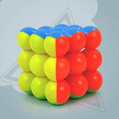 NHR 3x3 Bubble Puzzle Cube for Kids, Cube Game Toy, Magic Cube, Rubic Cube, Puzzle Cube, Brainstorming Puzzle Cube, Square Cube