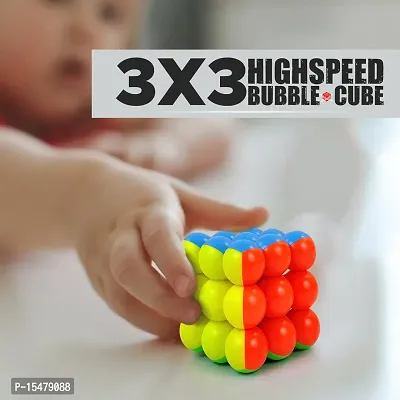 NHR 3x3 Bubble Puzzle Cube for Kids, Cube Game Toy, Magic Cube, Rubic Cube, Puzzle Cube, Brainstorming Puzzle Cube, Square Cube-thumb3