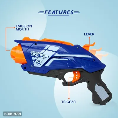 NHR Storm Foam Blaster Gun Toy with 40 Foam Bullets, Safe  L-thumb2