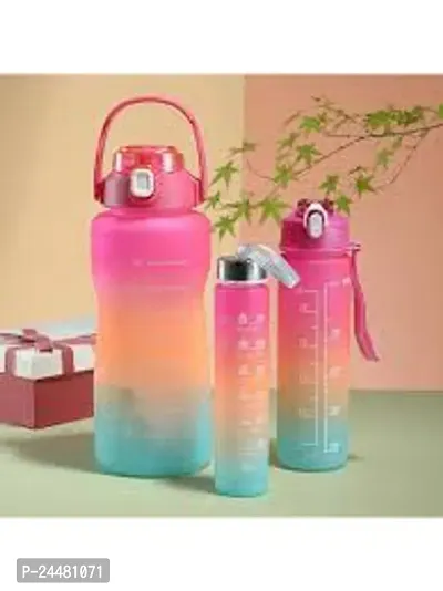 (Pack Of 3)Bottle Type-lrm;Round/Included Components-One Hanging Soft Hand For 900 Ml Bottle, 2 Straw, 2 Ltr Bottle, 900Ml Bottle,300Ml Bottle