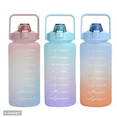 (Pack Of 3)Bottle Type-lrm;Round/Included Components-One Hanging Soft Hand For 900 Ml Bottle, 2 Straw, 2 Ltr Bottle, 900Ml Bottle,300Ml Bottle