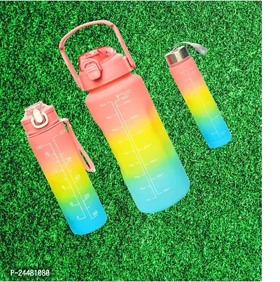 (Pack Of 3)Bottle Type-lrm;Round/Included Components-One Hanging Soft Hand For 900 Ml Bottle, 2 Straw, 2 Ltr Bottle, 900Ml Bottle,300Ml Bottle