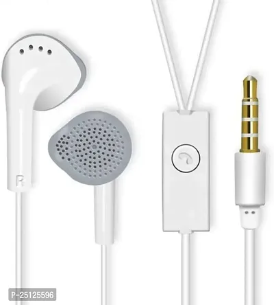 Stylish White On-ear And Over-ear Wired 3.5 MM Single Pin Headphones With Microphone