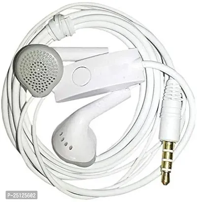 Stylish White On-ear And Over-ear Wired 3.5 MM Single Pin Headphones With Microphone