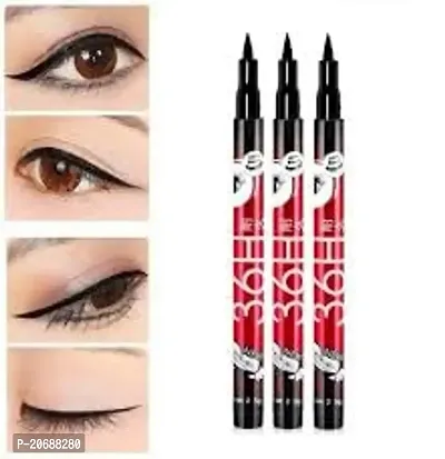 Nisha's store 36 Hour Water Proof Smudge Proof Long Lasting Liquid Sketch Eye Liner pack of 12-thumb2