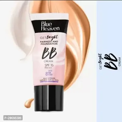 BLUE HEAVEN BB cream, Cream Blush Foundation 30G  Astabeery Fairness Cream 50ML Compact (Cream Blush, 80 g)-thumb2