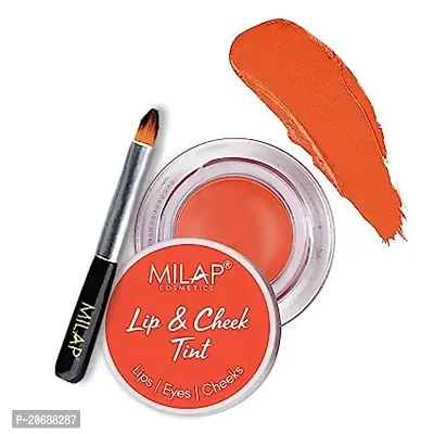 NS Milap Lip Cheek Tint For Eye, Lips  Cheek with Free Applicator | Deep Nourishment  Moisturizing with Goodness of Vitamin E  Jojoba Oil (Naina 4gm)