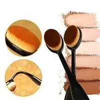 Nisha's store makeup brush set of 5 1 oval brush and 2 sponge-thumb1