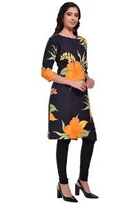 MegaStyle Crepe Straight Women Kurti-thumb1