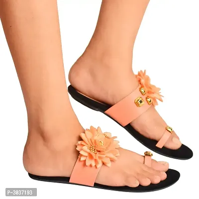 Elegant Black Solid Synthetic Women's Sandals-thumb0