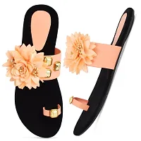 Elegant Black Solid Synthetic Women's Sandals-thumb1