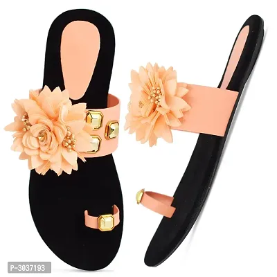 Elegant Black Solid Synthetic Women's Sandals-thumb2