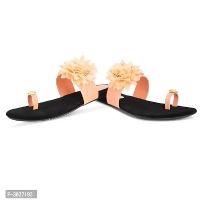 Elegant Black Solid Synthetic Women's Sandals-thumb4