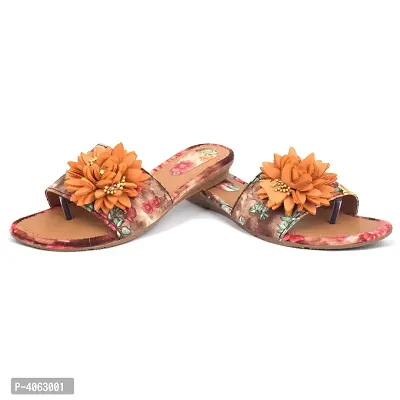 Elegant Multicoloured Solid Synthetic Slippers For Women-thumb4