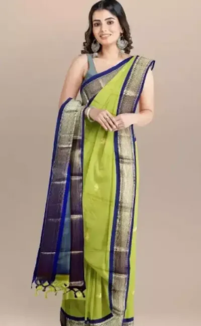 Trendy Paithani Silk Sarees With Blouse Piece