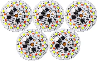 Satguru India B22D 7 in 1 Direct On Board LED Bulb Lights Raw Material 7 Color PCB (Multicolor) Pack of 5-thumb1