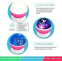 SATGURU Sales Star Master Rotating 360 Degree Moon Night Light Lamp Projector with Colors and USB Cable (Multi)-thumb3