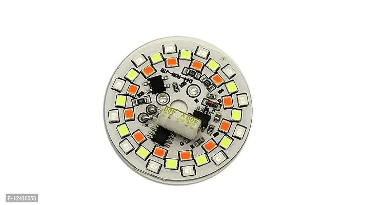 Satguru India B22D 7 in 1 Direct On Board LED Bulb Lights Raw Material 7 Color PCB (Multicolor) Pack of 5-thumb3