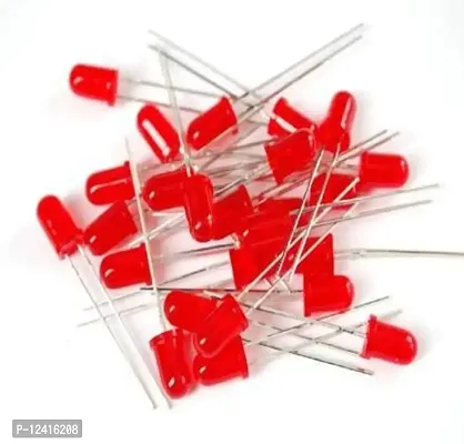 5mm LED Light Emitting Diodes Pack of 20 (Red) Educational Electronic Hobby Kit-thumb2
