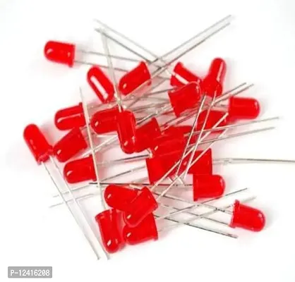 5mm LED Light Emitting Diodes Pack of 20 (Red) Educational Electronic Hobby Kit-thumb4