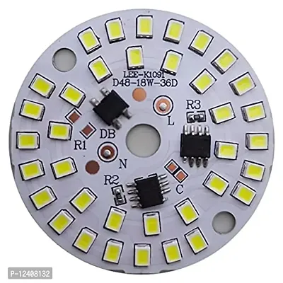 Satguru 18wDOB10 18W b22d LED Driver on Board MCPCB Bulb Raw Material (White ) -Pack of 10