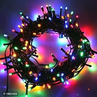 LED String Serial Light with 8 Modes Changing Controller for Diwali, Christmas Home Decoration.Heavy Duty Copper Led String Light .Its not Low Quality Rice String(Multicolor)-Pack of 1-thumb0