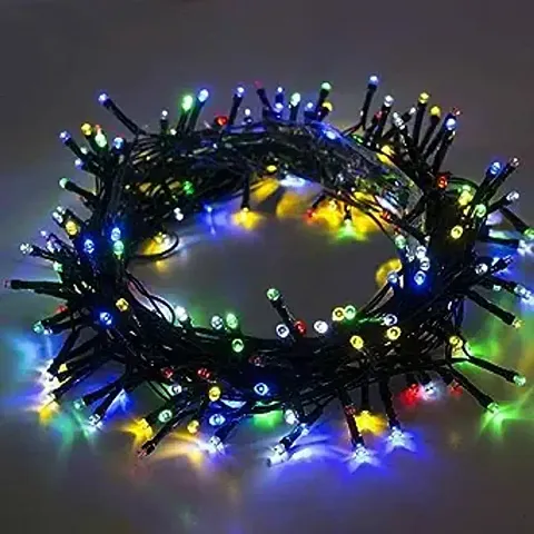 200 LEDs 50 Meter Fairy String Lights, Christmas & Diwali Lights with 8 Lighting Modes, Mini String Rise Lights for Indoor Outdoor, Yard, Garden & Tree(Multi)-V542