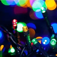 Led String Serial Light 12 Mtr with 8 Modes Changing Controller. Waterproof  Flexible Copper Led Serial String Lights,Home Decoration (Multicolor) Pack of 1-thumb1